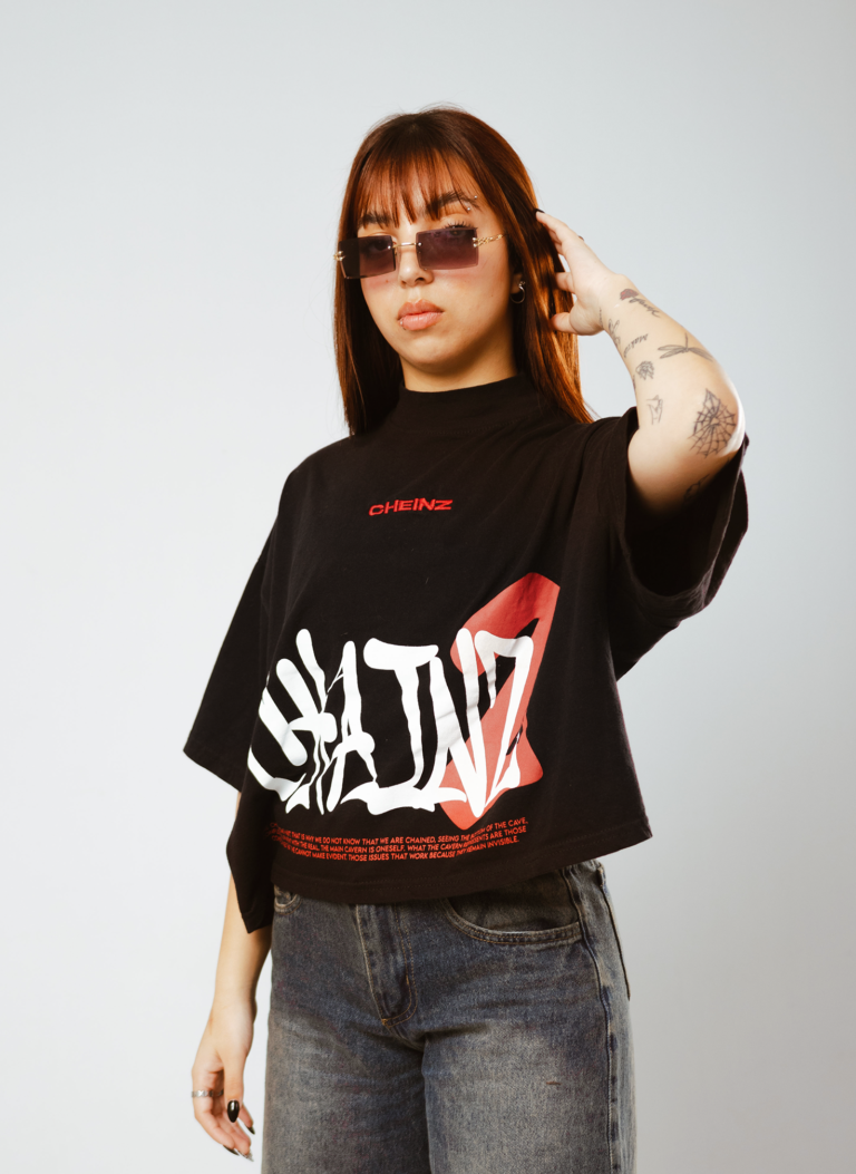 BOXY CUELLO ALTO DOBLE CADENA